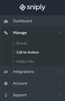 Manage Sniply call to action